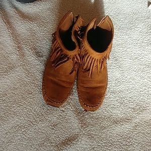 Moccasin booties